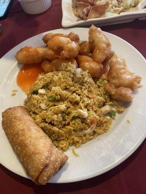 Chicken fried rice  with 44. CP5. Sweet & Sour Chicken Combo