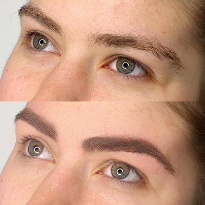 Brow wax and fill by Amanda!