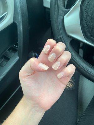 SNS manicure