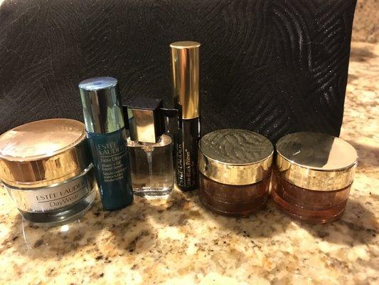 $10 for 6 samples and make up bag (retail total of over $60). Insane.