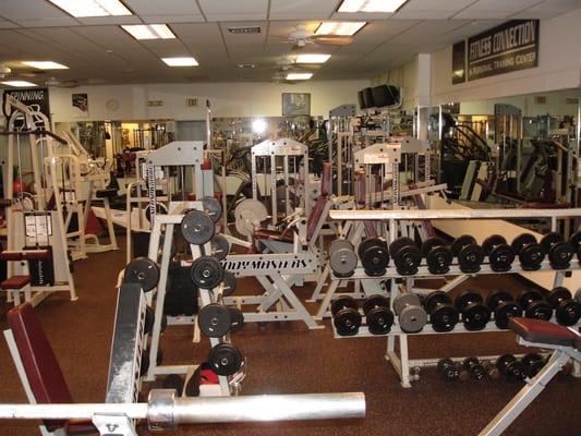 Plenty of free weights!