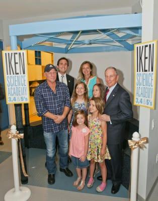 Iken Science Academy's Ribbon Cutting Ceremony by our Former Mayor Michael Bloomberg  on 9/8/15