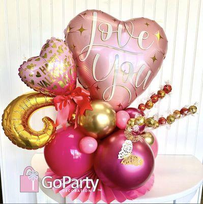 Say hello to your love and  express your self with unique balloon arrangements