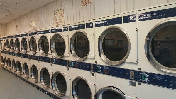 Enough dryers and get the job done