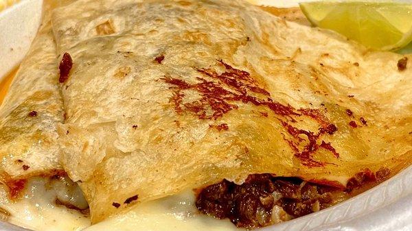 Beef quesadilla