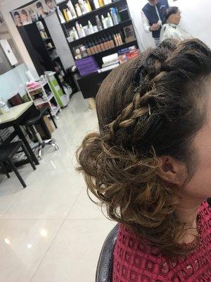 Waterfall braids