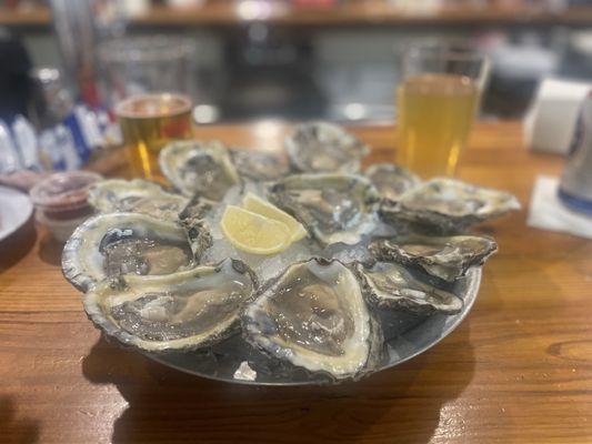 Dozen Gulf Oysters on a half shell