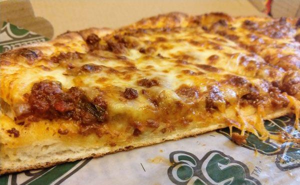 Sloppy Joe Pan Pizza, Great!