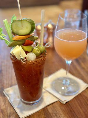 Create-Your-Own Bloody Mary and Mimosa