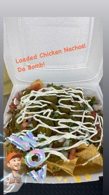 Loaded Chicken Nachos