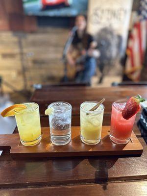 Cocktail flight