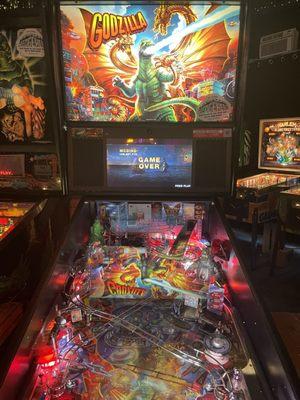 Godzilla pinball