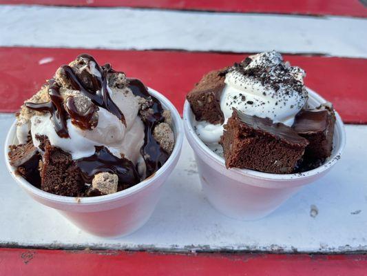 Custom ice cream sundaes