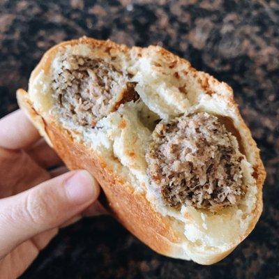 Meatball and Cheese Kolache