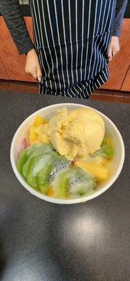 Mango shave ice