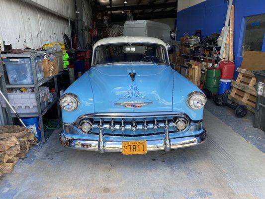 1953 Belair - Rebuilding Carburetors.