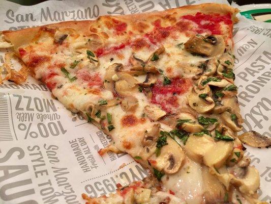 Mushroom Pizza Slice - Sbarro