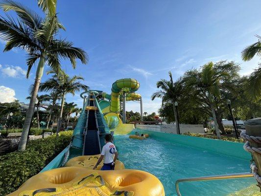 Water slide, Adventure Island Water Park, Tampa Florida