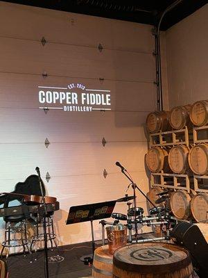 Live music and locally crafted spirits at The Copper Fiddle Distillery