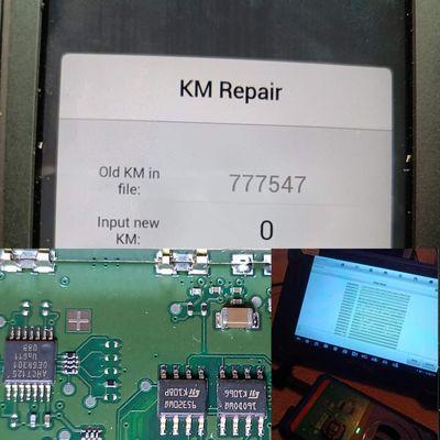 BMW f series mileage correction