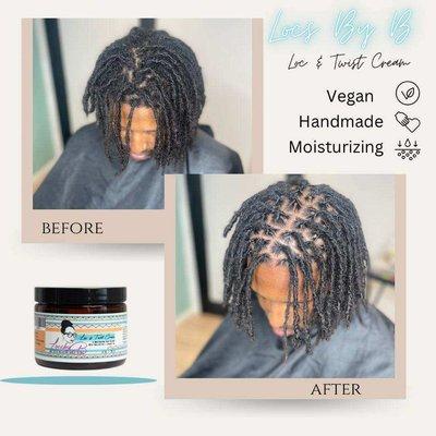 Locs by B vegan loc cream!