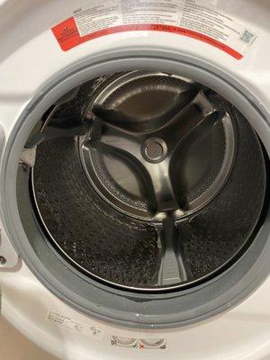 Inside of the washer