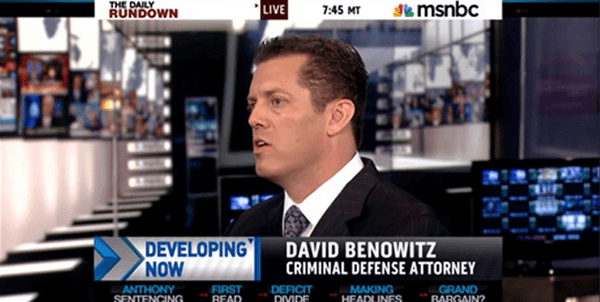 David Benowitz Criminal Defense Attorney