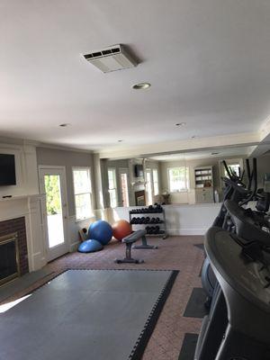 Small fitness center