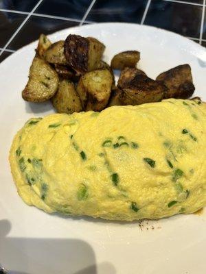 3 egg omelet