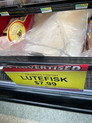 They currently carry lutefisk! (And lefse too)