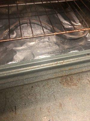 dirty oven