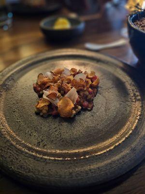 This beef tartare is EVERYTHING!