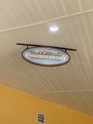 Rocky Mountain Chocolate Factory sign