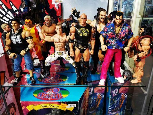 Loose WWE figures