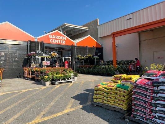 Garden center entrance