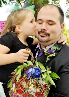 Fairy basket for flower girl