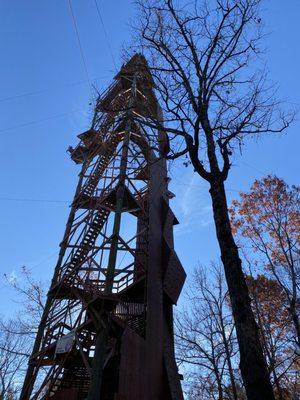 Just a little zip line tower