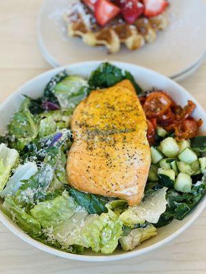 Salmon Caesar Salad