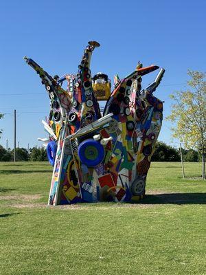 Trash sculpture