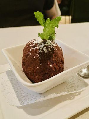 Chocolate tartufo