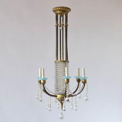 Antique Crystal Chandelier