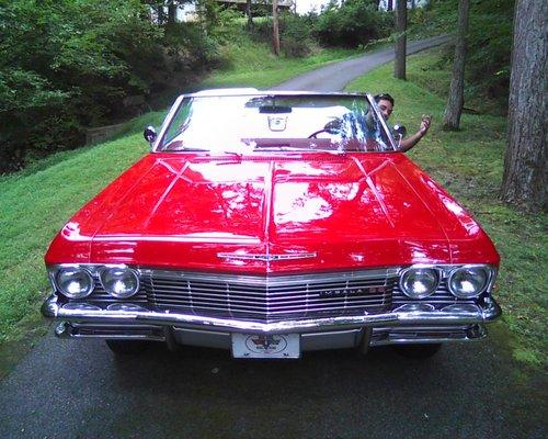 Red Impala shines like new  Used Anti-Static.