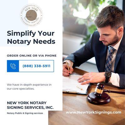 New York Notary Signing Services