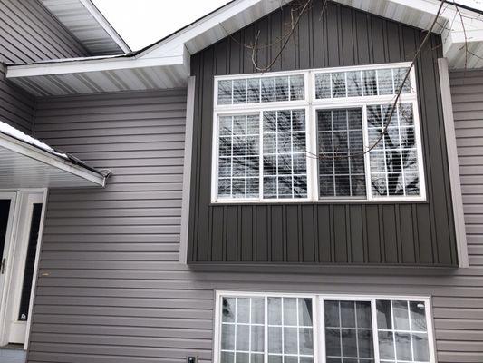 We replaced siding and spruce it up to make it look nice!