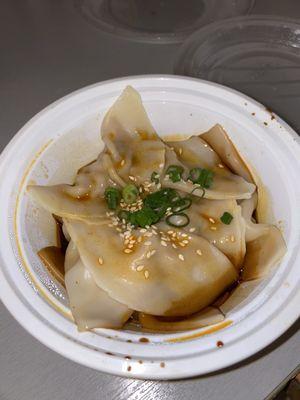 Pork Dumplings in Chili Oil (6)