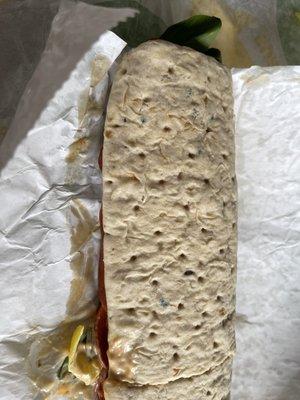 Mold on flatbread