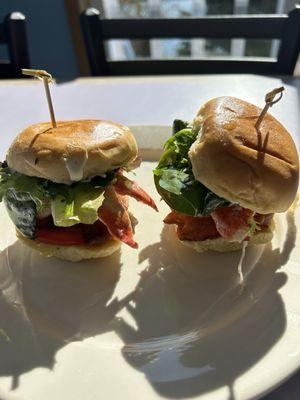 Fresh caught lobster, bacon sliders with Dustin signature balsamic vinegar.