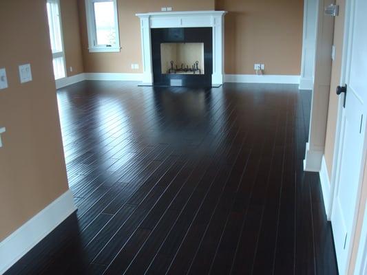 West Seattle Prefinished Chocolate Maple Hardwood Floor