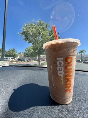 Original Blend Iced Coffee - 4 pumps of Mocha + 4 cream