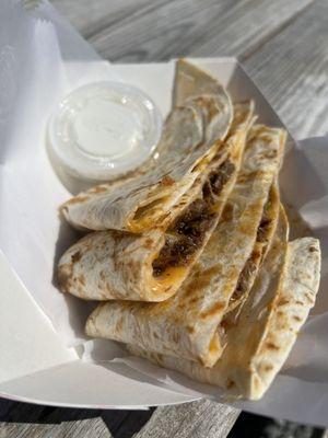 Carne asada quesadilla